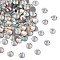 Preciosa® Crystal Hotfix Flatback Stones, Czech Crystal, Round(438 11 612 Chaton Rose VIVA 12 ®), 00530 200 Gold Quartz AB, SS8(2.3~2.5mm)
