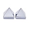 Terahertz Stone Beads, No Hole, 3D Triangle, 29.5x29.5x27mm