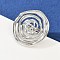 304 Stainless Steel Finger Rings, Vortex, Stainless Steel Color, 31x30.5mm