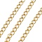 10M Brass Cable Chains, Cadmium Free & Nickel Free & Lead Free, with Spool, Soldered, with Spool, Real 18K Gold Plated, Links: 5x3.5x1mm