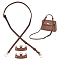 WADORN Adjustable Genuine Leather Shoulder Strap, 50 Inch Cowhide Leather Purse Strap Replacement Leather Crossbody Bag Strap with Leather D Rings Buckle DIY Bag Purse Making Supplies, Brown