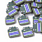 Handmade Polymer Clay Cabochons, Colorful, 9~10x9~10x1.5~2mm, about 4000~5000pcs/1000g