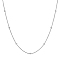 Stainless Steel Beaded Snake Bone Chain Necklace for Girls