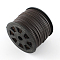 Faux Suede Cord, Faux Suede Lace, with Imitation Leather, Coconut Brown, 3x1mm, 100yards/roll(300 feet/roll)