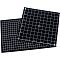 3D Printing Build Surface, with Adhesive Back, for 3D Printers, Rectangle & Square, Black, 30x20x0.08cm, 22x22x0.07cm, 2sheet/set