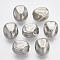 CCB Plastic Beads, Platinum, 11.5x10.5x10.5mm, Hole: 1.5mm, about 810pcs/500g