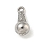 Non-Tarnish 304 Stainless Steel Pendants, Bulb Charms, Stainless Steel Color, 15.5x7x7mm, Hole: 1.8mm
