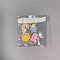 Self-Adhesive Opaque Resin Cabochons, Mixed Shapes, Mixed Color, 30~70mm, 4pcs/bag