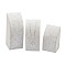 Wood Rectangle Necklace Displays, Covered with Velvet, Gainsboro, 9~13x5.2x5.2cm