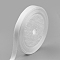High Dense Single Face Satin Ribbon, Polyester Ribbons, White, 1/4 inch(6~7mm), about 25yards/roll, 10rolls/group, about 250yards/group(228.6m/group)