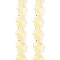 Transparent Glass Enamel Beads Strands, Hand Drawn Beads, Turtle, Light Yellow, 18x14x8.5mm, Hole: 1.2mm, about 22pcs/strand, 14.76~14.96''(37.5~38cm)