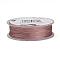 Polyester Metallic Thread, Salmon, 1mm, about 32.8 yards(30m)/roll