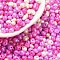 6/0 Glass Seed Beads, Opaque Colours Luster, Teardrop, Colorful, 4~5x4~4.5x3~4mm, Hole: 0.8~0.9mm, about 125pcs/10g