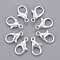Zinc Alloy Lobster Claw Clasps, Parrot Trigger Clasps, Cadmium Free & Lead Free, Silver Color Plated, 14x8mm, Hole: 1.8mm
