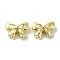 Rack Plating Alloy Beads, Cadmium Free & Nickel Free & Lead Free, Bowknot, Golden, 11x14.5x5.5mm, Hole: 2mm