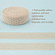 12 ярд хлопковых кружевных лент в форме ромбов DIY-WH0580-03-3
