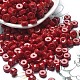 Непрозрачные цветные стеклянные бусины SEED-E001-P3x6mm-13-1