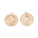 Подвески из латуни с прозрачным фианитом KK-N232-488-1