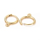 Фурнитура для сережек из экологически чистой латуни KK-D075-07G-RS-2