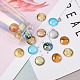 Светящиеся стеклянные кабошоны GLAA-SZ0001-13-5