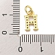 Буквица из латуни с подвесками из кубического циркония KK-Q814-26H-G-3