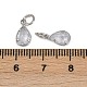 Латунные микро проложить кубического циркония подвески KK-Z120-05P-03-3
