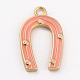 Латунные микропаве прозрачные подвески с фианитом KK-B030-13G-G-1