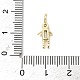 Латунные микро проложить кубического циркония подвески ZIRC-I356-17G-A01-3