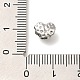 Латунные микро проложить кубического циркония бусы KK-K388-75P-3