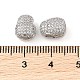 Латунные микропаве прозрачные подвески с фианитом KK-Q816-08P-3