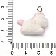 Подвески из флокированной смолы анима с платиновой железной петлей FIND-S001-13C-3
