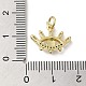 Латунные микро проложить кубического циркония подвески KK-E092-01G-01-3