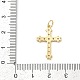 Латунные микро проложить кубического циркония подвески KK-U058-34G-3