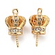 Подвески из микрофибры из латуни KK-Q789-16G-1