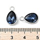 Сплав стекла амулеты PALLOY-T028-7x10mm-13-3