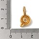 Латунные микро проложить кубического циркония подвески KK-K345-13Q-G-3