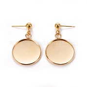 Серьги-гвоздики из нержавеющей стали 304 STAS-L226-019C-G