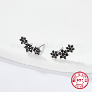 Серьги-гвоздики с кубическим цирконием HO3572-2