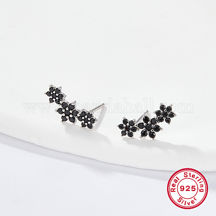 Серьги-гвоздики с кубическим цирконием HO3572-2-1