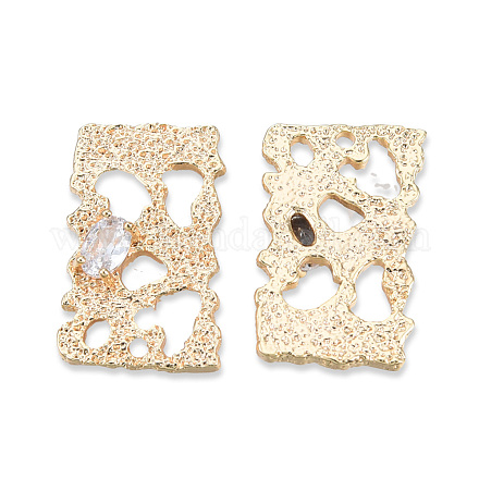 Подвески из латуни с прозрачным фианитом KK-N232-472LG-1
