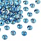 Preciosa® MAXIMA Crystal No Hotfix Flatback Stones, Czech Crystal, Dura Foiling, Round(438 11 615 Chaton Rose), 60310 200 Capri Blue AB, SS10(2.7~2.9mm)