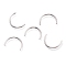 Non-Tarnish 201 Stainless Steel Findings, Stainless Steel Color, 9.5x14x1mm
