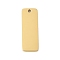 304 Stainless Steel Stamping Blank Tag Pendants, Rectangle Charm, Ion Plating(IP), Laser Cut, Golden, 22x8x1.5mm, Hole: 1.5mm