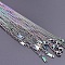 2.2mm Stainless Steel Twisted Chain Necklaces, Rainbow Color