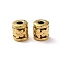 304 Stainless Steel Beads, Column, Real 18K Gold Plated, 7x6.5mm, Hole: 2.8mm