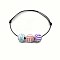 Black, show in picture 1Woven bracelet, Basketball, Football, and Rugby Beaded Bracelet