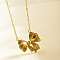 Fashionable Stainless Steel Butterfly Pendant Necklace for Women's Daily Wear