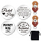 GLOBLELAND 2Set Get Through It Inspirational Pocket Hug Token Long Distance Gifts Double Sided Engraved Hug Token Coins Keepsake with PU Leather Keychain for Family Friend Lover Graduation