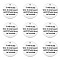 Tibetan Style Alloy Pendants, Quote Pendants, Flat Round with Word, Saying Charms, Lead Free, Antique Silver, 25x1.5mm, Hole: 2mm