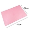 Double Sided PVC Plastic Cutting Mat Pad, Rectangle, for Ceramic & Clay Tools, Rectangle, Pink, 45x30cm